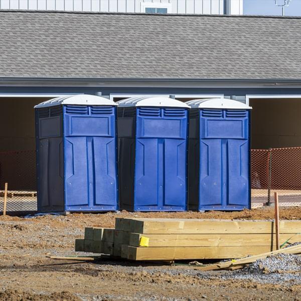 Heavy-duty construction site porta potty in Rome, Georgia