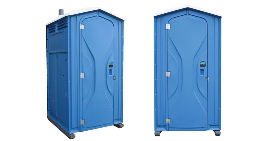 Long-term porta potty units on site in Rome, Georgia